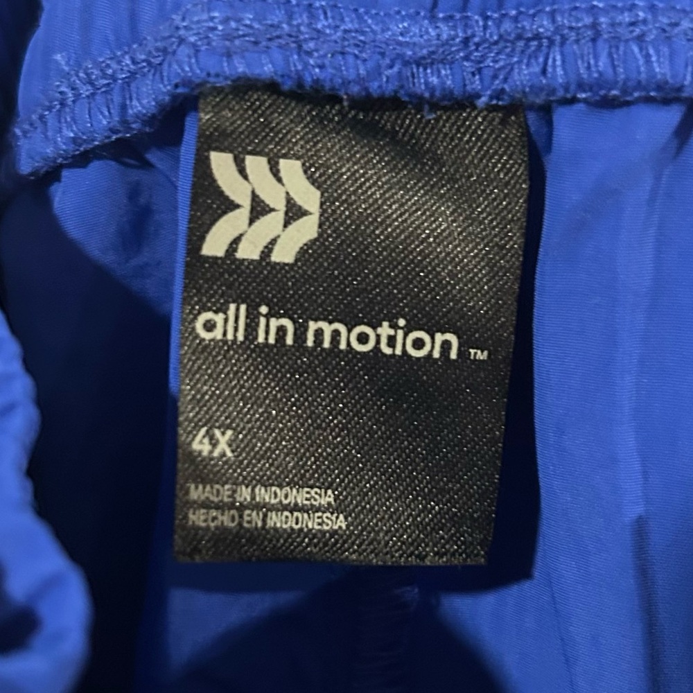 NWT All in Motion Blue Cargo Pants Size 4X Women’s - Picture 6 of 12
